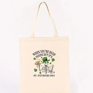 NEW ST. PATRICK'S DAY GRAPHIC CANVAS Tote bag.
